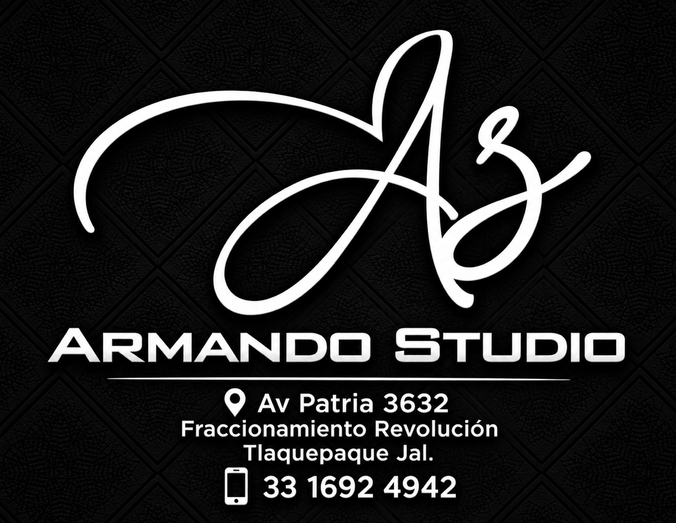 Armando Studio — Av. Patria 3632, Fraccionamiento Revolución, Tlaquepaque, Jal. Tel. 33 1692 4942